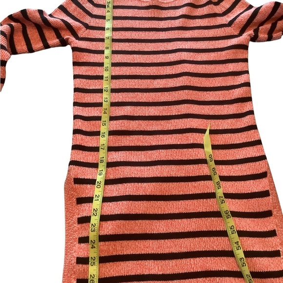 Ganni Striped Knit Sweater Pink & Black | Size XS - Picture 10 of 11